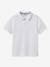 Polo garçon en coton bio blanc 1 - vertbaudet enfant 