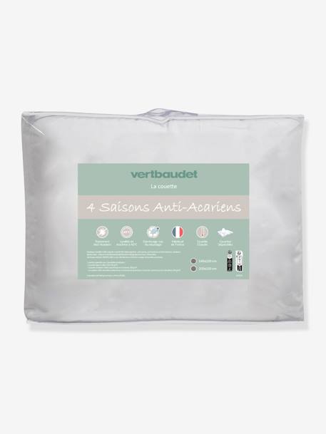 Couette 4 saisons anti-acariens Bi-ome NTL® blanc 2 - vertbaudet enfant 
