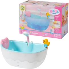 Jouet-Premier âge-Baignoire pour poupée BABY BORN avec effets lumineux et sonores - Canard de bain amovible - Enfant 3 ans et plus