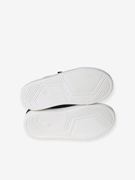 Basket enfant garçon cuir à scratchs marine 5 - vertbaudet enfant 