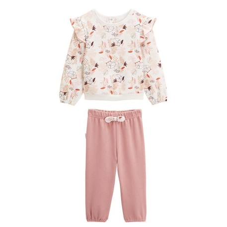 Ensemble sweat et pantalon en molleton bébé fille Machu Picchu  - vertbaudet enfant