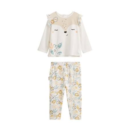 Pyjama bébé 2 pièces écru Capucine BLANC 1 - vertbaudet enfant 