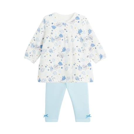 Ensemble robe et legging en molleton bébé fille Luna  - vertbaudet enfant