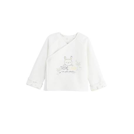 Gilet bébé mixte Tropicland BLANC 1 - vertbaudet enfant 