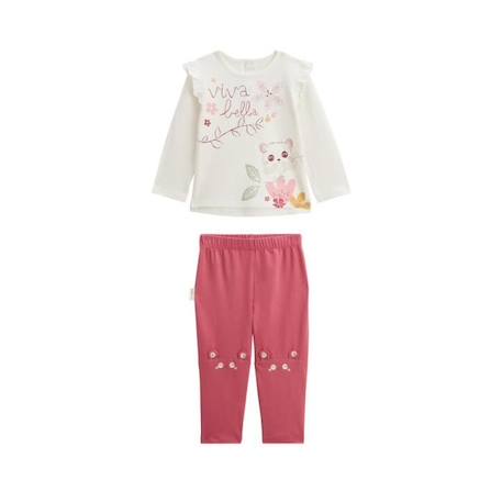 Pyjama bébé 2 pièces Alba ROSE 1 - vertbaudet enfant 