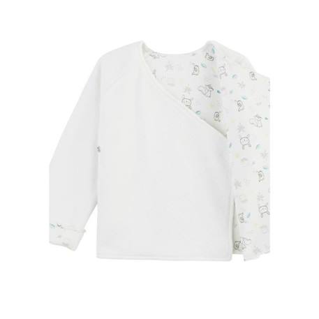 Gilet bébé mixte Tropicland BLANC 3 - vertbaudet enfant 