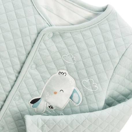 Gilet bébé réversible en coton matelassé Kimi BLANC 3 - vertbaudet enfant 