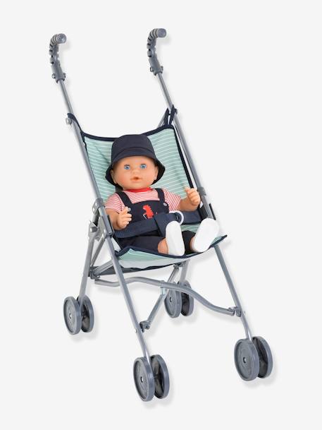Poussette canne rose+vert sauge 4 - vertbaudet enfant 