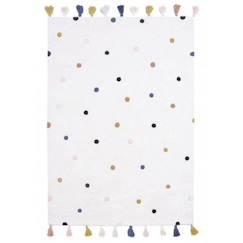 Linge de maison et décoration-Décoration-Tapis-Tapis Coton Multicolore Pois par Lilipinso - MULTICOLOR - 120 x 170 cm