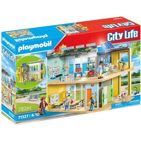 PLAYMOBIL - 71327 - Ecole aménagée - City Life - L'école - Mixte - Multicolore - Enfant BLANC 1 - vertbaudet enfant 