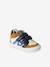 Baskets bébé garçon en cuir à scratchs bleu grisé+écru 7 - vertbaudet enfant 