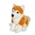 Gipsy Toys - Chiens Réalistes Assis - Shiba - 25 cm - Orange & Blanc BLANC 2 - vertbaudet enfant 