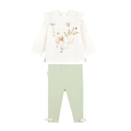 Pyjama bébé 2 pièces Petit Paradis BLANC 1 - vertbaudet enfant 