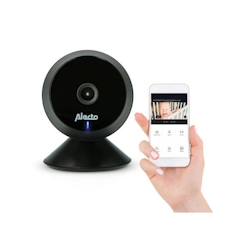 Puériculture-Babyphone Wi-Fi avec caméra ALECTO SMARTBABY5BK Noir - Ondes zéro émission - Numérique - DECT