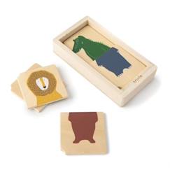 Puzzle animaux combo en bois FSC - A partir de 1 an - Trixie  - vertbaudet enfant