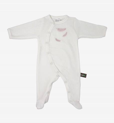Bébé-Pyjama bébé en Coton Bio à motifs plumes colorées
