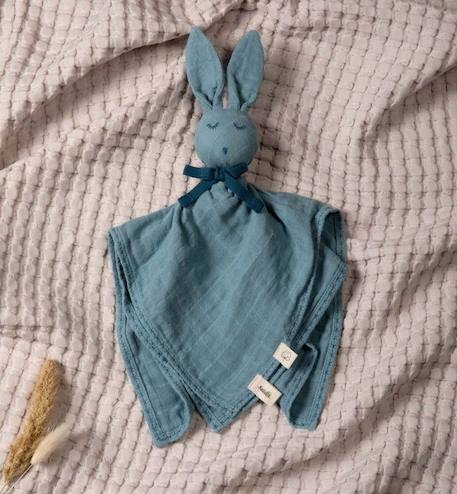 Doudou lapin (Bleu) BLEU 1 - vertbaudet enfant 