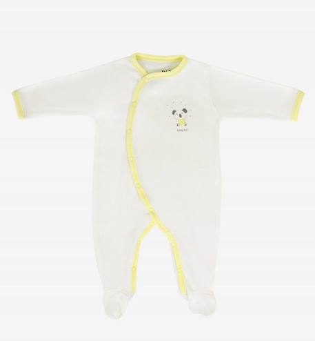 Pyjama bébé été Jersey Coton Bio motifs Koala BLANC 1 - vertbaudet enfant 