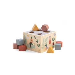 -Cube à formes en bois - Puzzle Pixie Land - Sebra