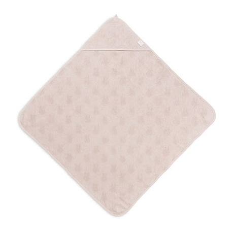 Cape de bain bébé coton Éponge 75x75cm Miffy Jacquard Nougat BEIGE 1 - vertbaudet enfant 