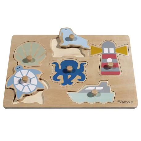 Jeu d'éveil-Puzzle Océan MARRON 3 - vertbaudet enfant 