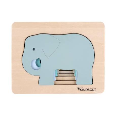 Jeu d'éveil- Puzzle elephant VERT 1 - vertbaudet enfant 