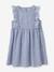 Robe seersucker fille rayé bleu 1 - vertbaudet enfant 