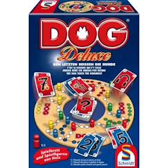 Jouet-Jeux de société-DOG Deluxe - Jeux de Société - SCHMIDT SPIELE - Vivez des parties de DOG encore plus palpitantes avec cette édition Deluxe !