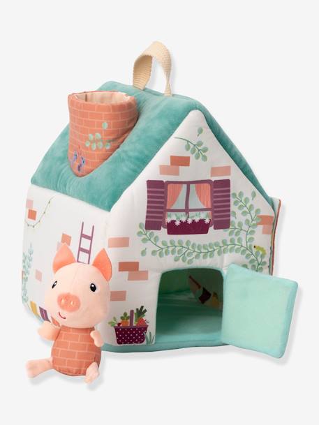Maison du loup et des 3 petits cochons S multicolore 6 - vertbaudet enfant 