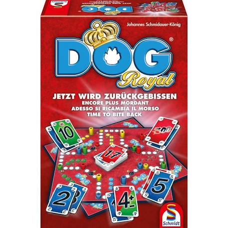 DOG royal - Jeux de Société - SCHMIDT SPIELE - Affrontez-vous dans des parties épiques de DOG avec cette version royale ! ROUGE 4 - vertbaudet enfant 