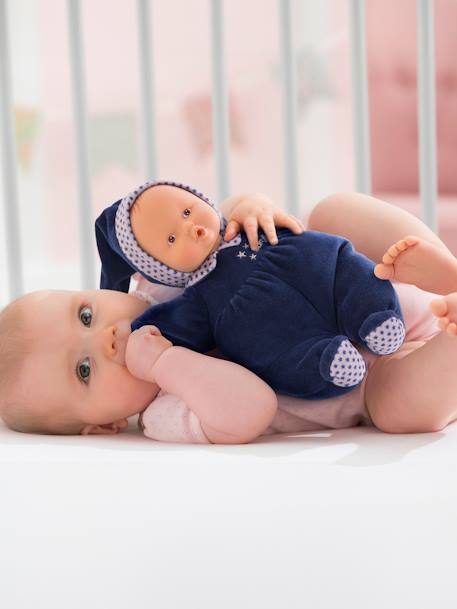 Doudou Babipouce Marine rêves d'étoiles - marine 5 - vertbaudet enfant 