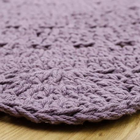 Tapis rond Alma Mauve  - NATTIOT - Coton VIOLET 6 - vertbaudet enfant 