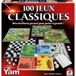 Jouet-Jeux de société-100 Jeux classique - Jeux de Société - SCHMIDT SPIELE - Profitez de 100 jeux classiques dans ce coffret complet !