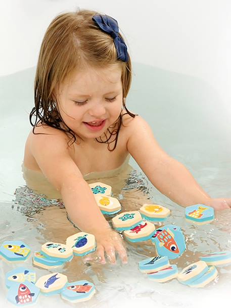 Memory puzzle bain - bleu 3 - vertbaudet enfant 