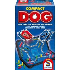Jouet-Jeux de société-Jeux classiques et de réflexion-DOG Compact - Jeux de Société - SCHMIDT SPIELE - Profitez du jeu DOG dans une version compacte idéale pour les voyages !