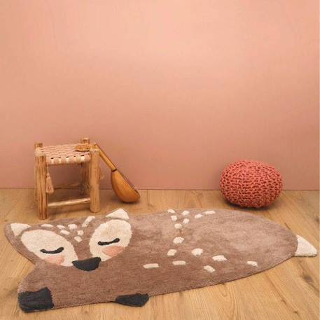 Tapis petit faon - LITTLE DEER - Nattiot BEIGE 2 - vertbaudet enfant 