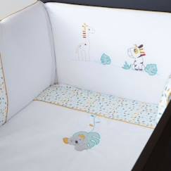 Linge de maison et décoration-Linge de lit bébé-Housse de couette-Housse De Couette Pour Lit Bébé Trois Kilos Sept - Blanc  100x140cm