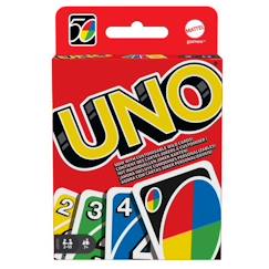 -Jeu de Cartes Uno - Mattel Games - Pour toute la famille - 2 joueurs ou plus - Dès 7 ans