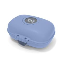 Puériculture-MB Gram Infinity boite à goûter enfant bleue - fille et garçon - sans BPA - durable et sûre - monbento