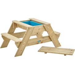 Table pique nique bois early fun tp toys 102 x 62 x 50 cm  - vertbaudet enfant