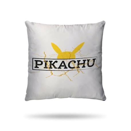 POKEMON - Housse De Couette Pokémon Pikachu High Voltage 140x200 cm + Taie D'oreiller Pikachu 63x63 cm - Blanc - 100% Coton BLANC 4 - vertbaudet enfant 