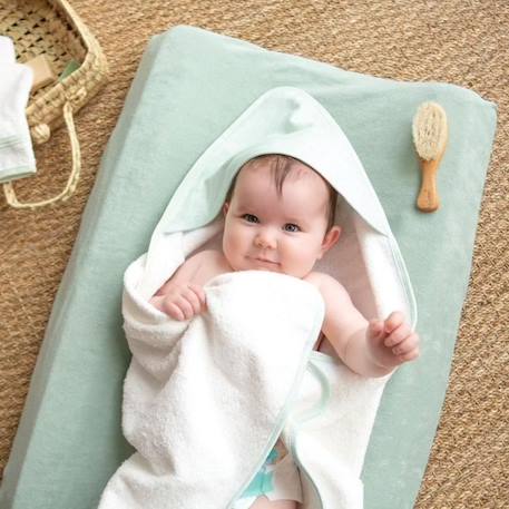 Housse de tapis à langer - Trois Kilos Sept - Olive - 50x70x8 cm - Pour bébé VERT 1 - vertbaudet enfant 