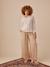 Pantalon de grossesse fluide style palazzo sable 1 - vertbaudet enfant 