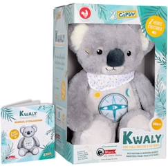 Jouet-Premier âge-Gipsy Toys - KWALY- Koala conteur d’Histoires - Peluche Qui Parle Interactive -Version française - 2 Heures de Contes Merveilleux