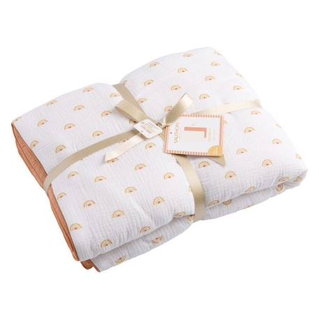 Couvre lit bébé 90x140 cm en coton blanc BLANC 2 - vertbaudet enfant 