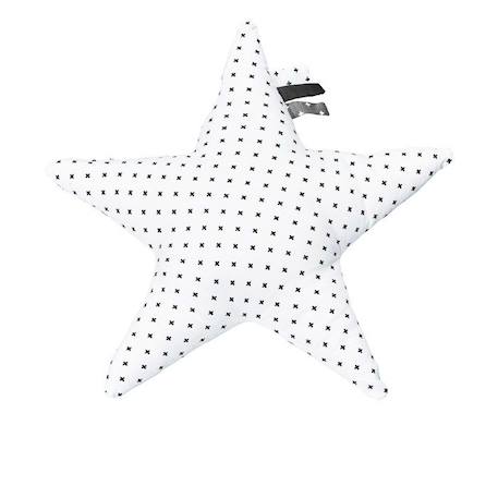 Coussin étoile 30x8cm en coton blanc BLANC 2 - vertbaudet enfant 