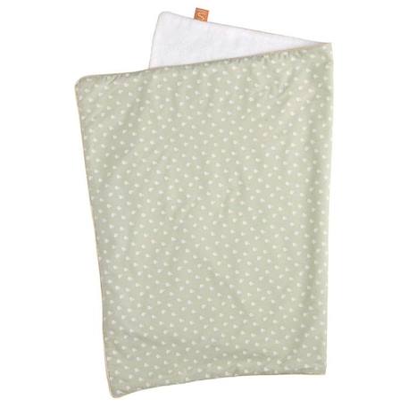 Couverture 75x100 cm en coton Vert tilleul VERT 1 - vertbaudet enfant 