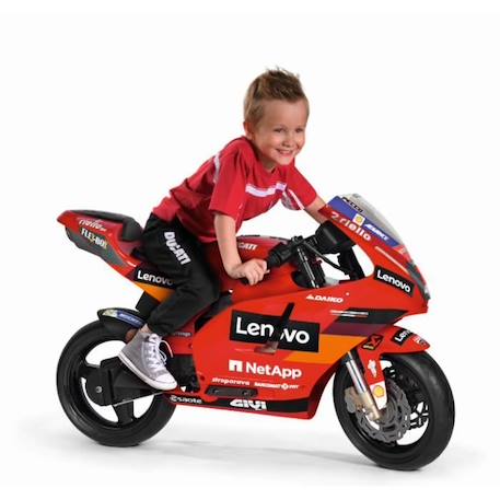 Moto Electrique  Ducati GP - PEG PEREGO ROUGE 1 - vertbaudet enfant 