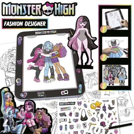 Jeu de mode - EDUCA - Fashion Designer Monster High NOIR 4 - vertbaudet enfant 