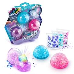 -Pack de 3 Slime cosmique lumineux - So Slime - SSC 213 - Canal Toys